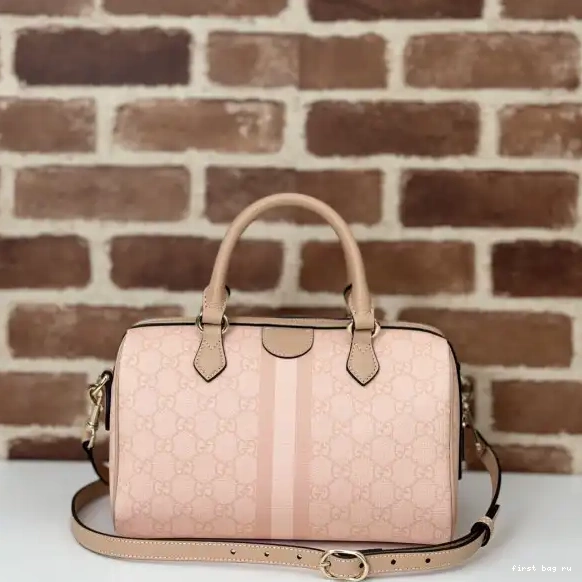 First bag ru TOP GUCCI HANDLE GG BAG SMALL OPHIDIA 0525